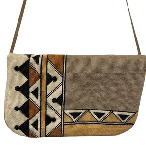 PATRICIA SMITH MOON BAG Vintage 1980 Aztec Bag
